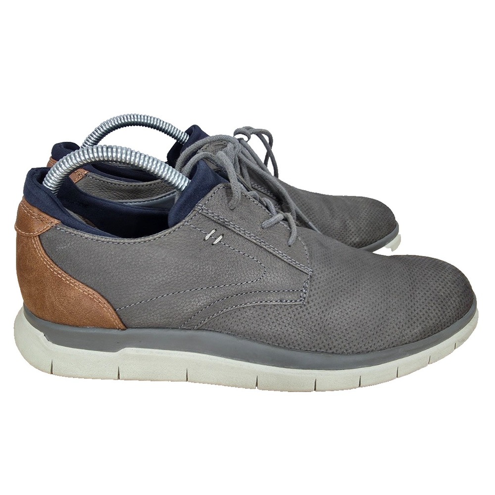 Dr. Scholls Vault 2 Sneakers Mens 8 M Gray Walking Oxford Casual Comfort Shoes